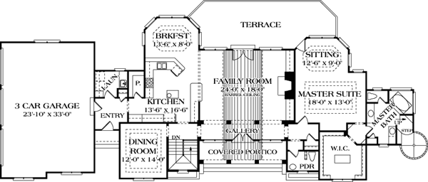 Mediterranean Level One of Plan 85539