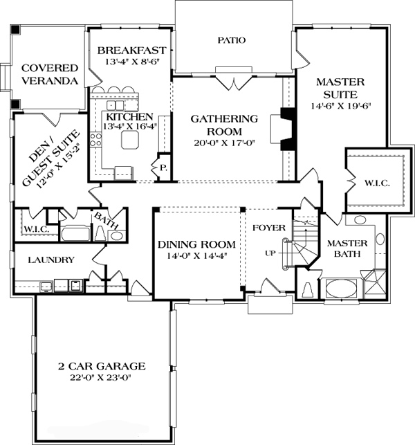 Traditional Level One of Plan 85558