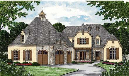 Country French Country Elevation of Plan 85561