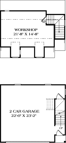 Colonial Traditional Alternate Level One of Plan 85602