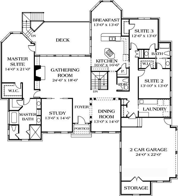 European Traditional Level One of Plan 85609