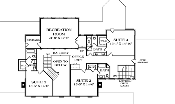 Colonial Traditional Level Two of Plan 85623