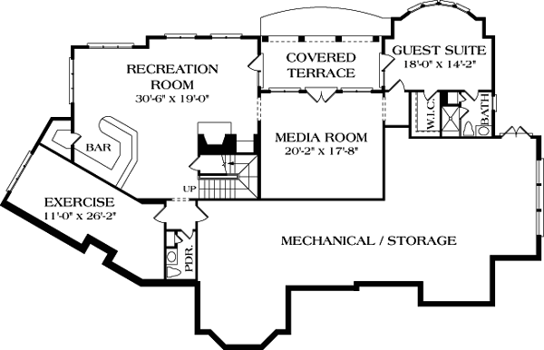 European Mediterranean Lower Level of Plan 85624