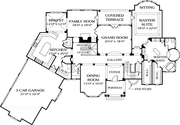 European Mediterranean Level One of Plan 85624