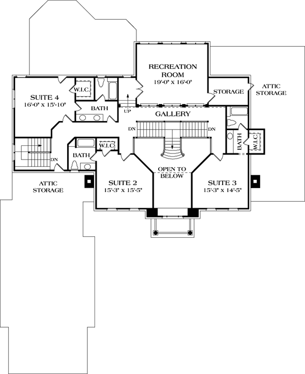 Colonial Traditional Level Two of Plan 85631