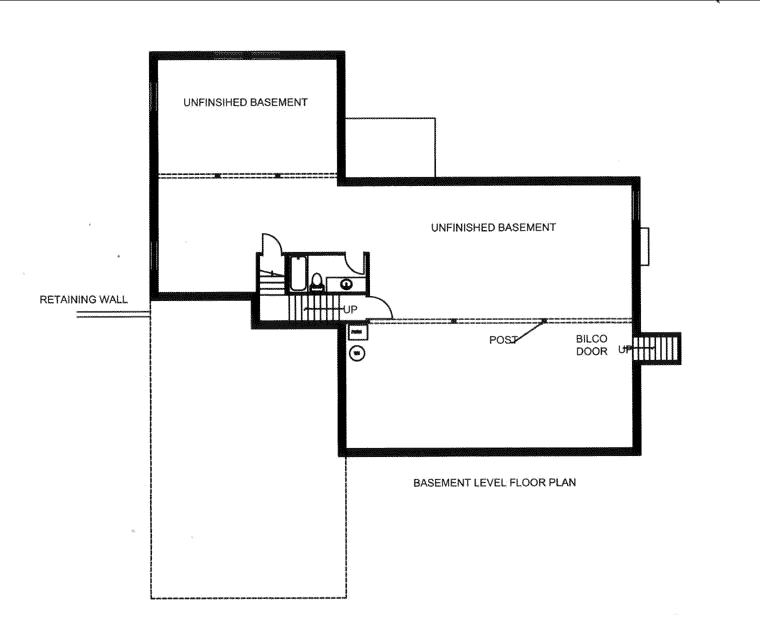  Lower Level of Plan 85811