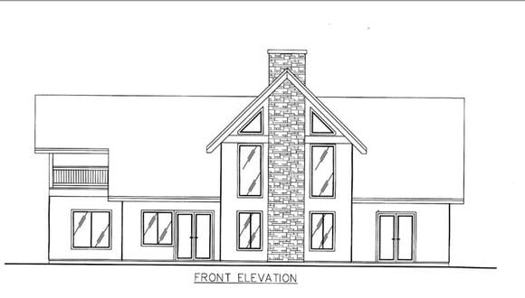House Plan 85814 Elevation