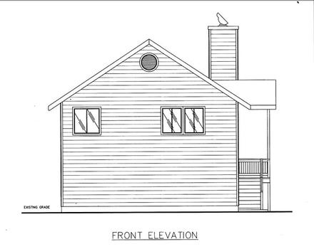  Elevation of Plan 85817