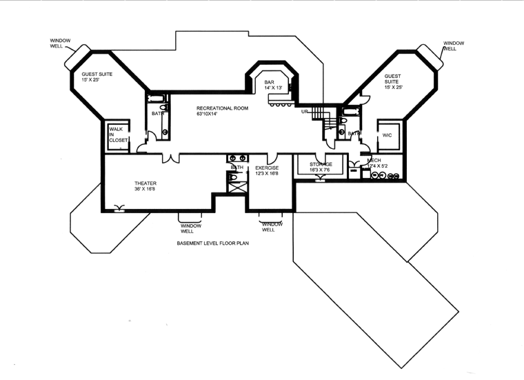  Lower Level of Plan 85822