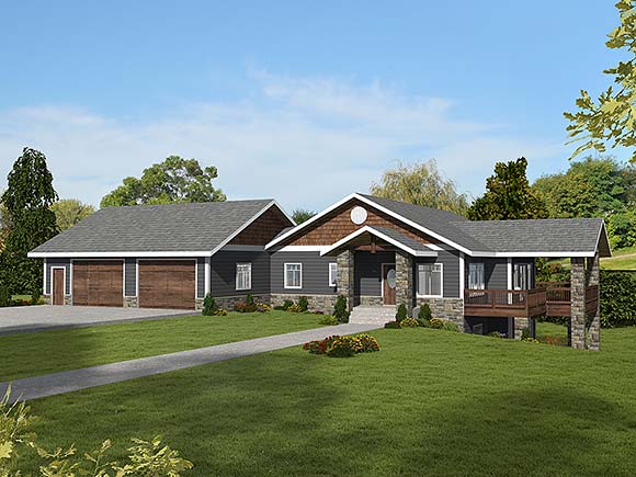 House Plan 85826 Elevation