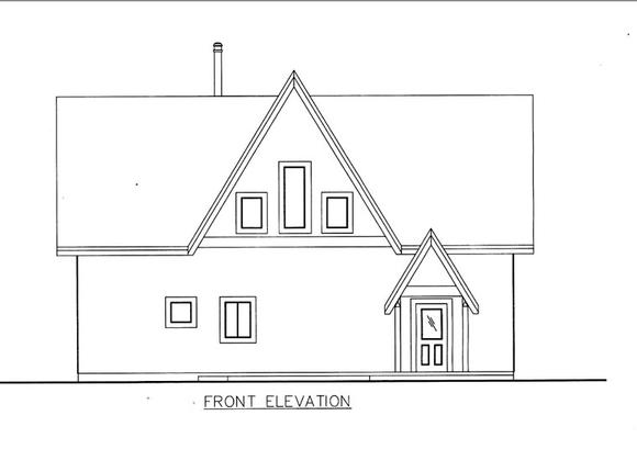 House Plan 85836 Elevation