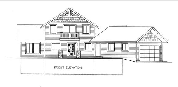 House Plan 85840 Elevation