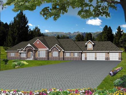 House Plan 85844 Elevation