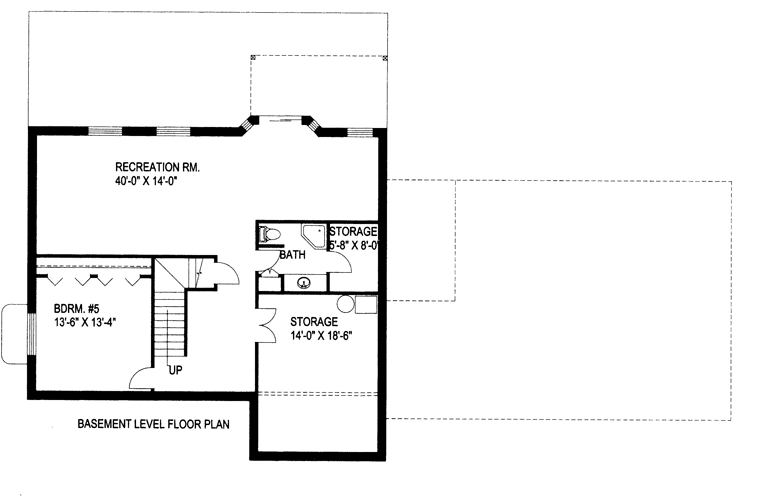  Lower Level of Plan 85862