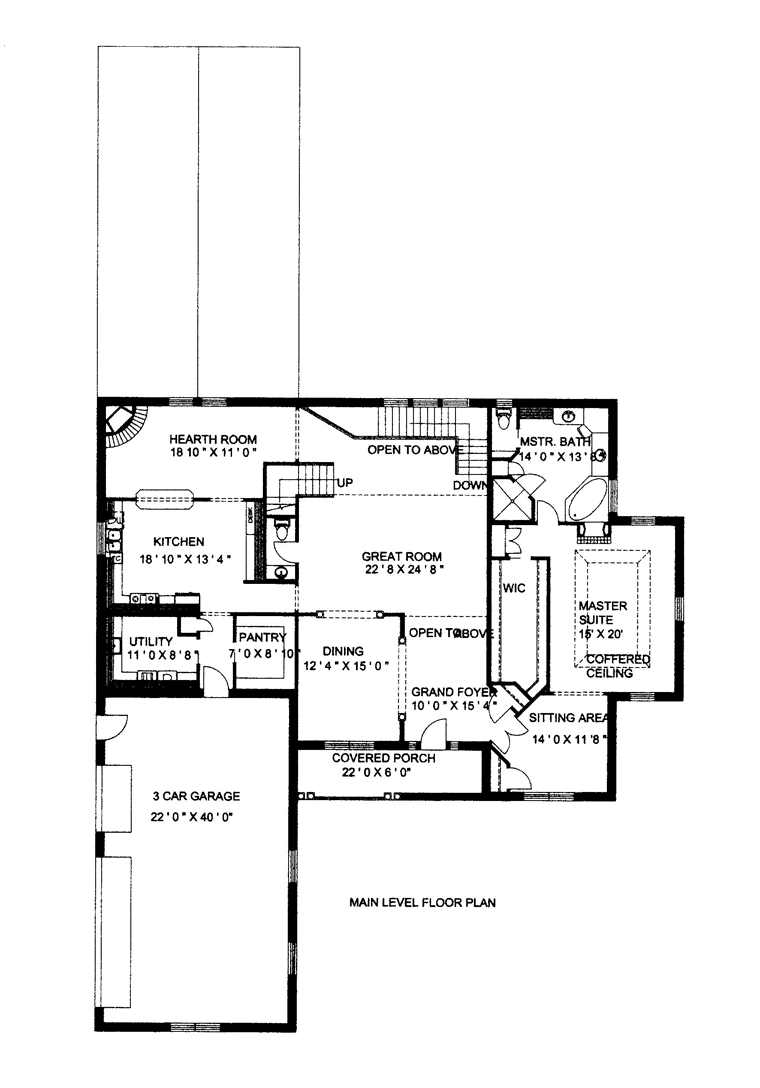 Contemporary Level One of Plan 85865
