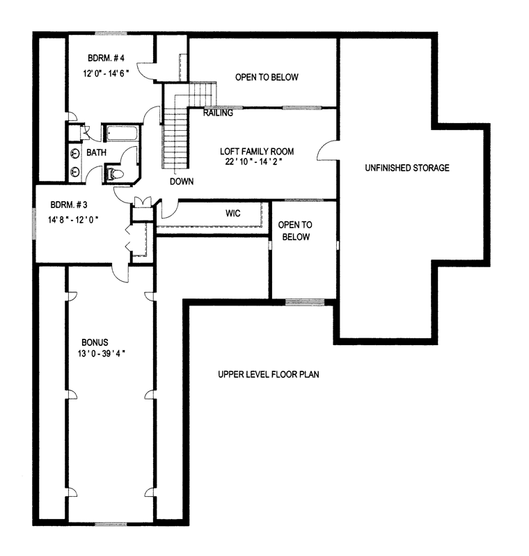 Contemporary Level Two of Plan 85865