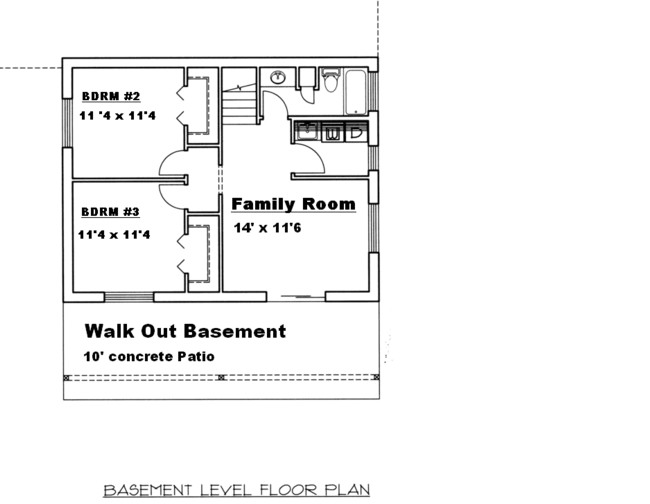  Lower Level of Plan 85882