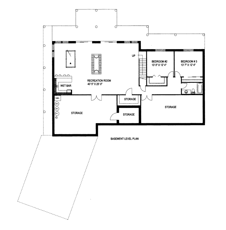  Lower Level of Plan 85884