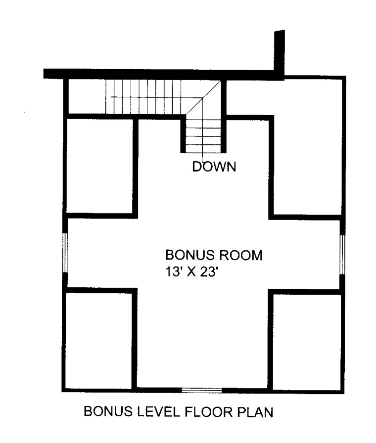 Contemporary Level Two of Plan 85896