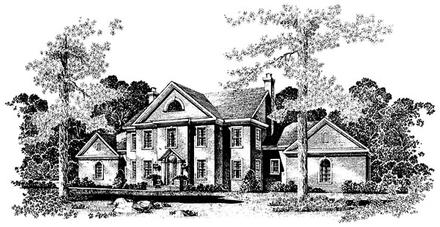 Colonial Elevation of Plan 86023