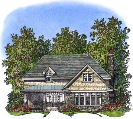 Bungalow Craftsman Elevation of Plan 86029