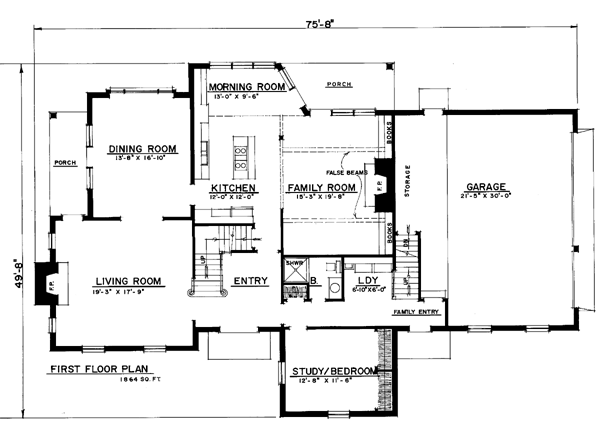 Traditional Level One of Plan 86035