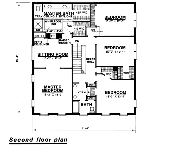 Colonial Level Two of Plan 86037
