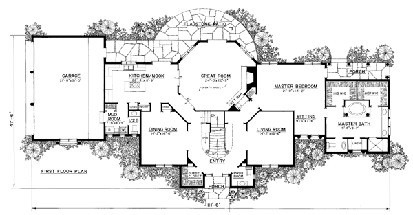 Colonial European Level One of Plan 86038