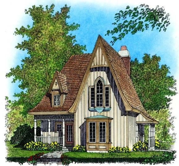 House Plan 86045 Elevation