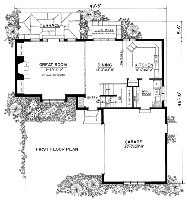 Tudor Level One of Plan 86048