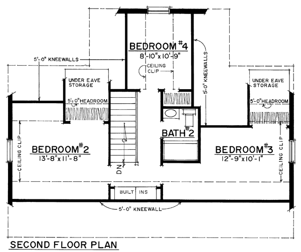Colonial Level Two of Plan 86055