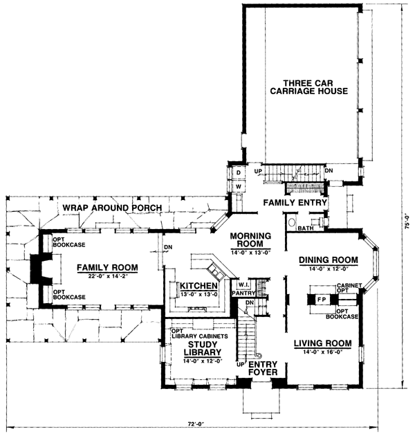 Colonial Level One of Plan 86060