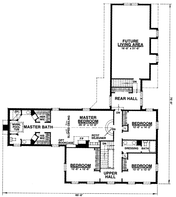 Colonial Level Two of Plan 86060