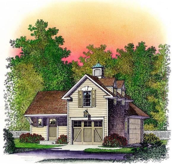 Garage Plan 86064 - 3 Car Garage Elevation