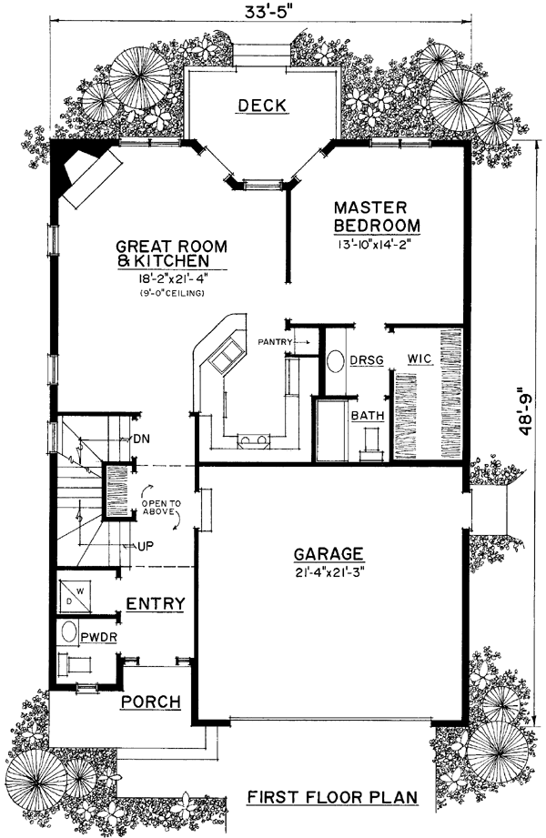 Bungalow Cottage Country Level One of Plan 86066