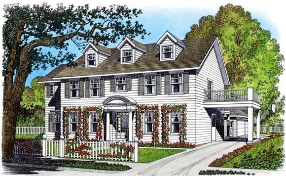 House Plan 86075 Elevation