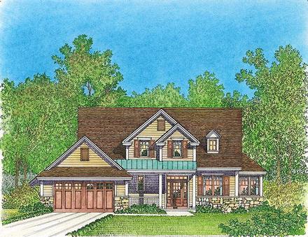 Cottage Country Traditional Elevation of Plan 86079