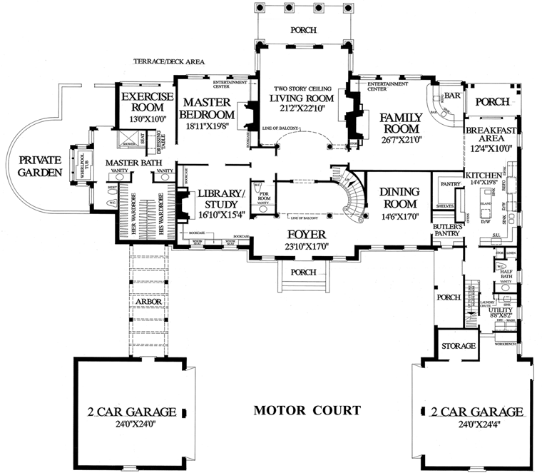 Colonial Traditional Level One of Plan 86119