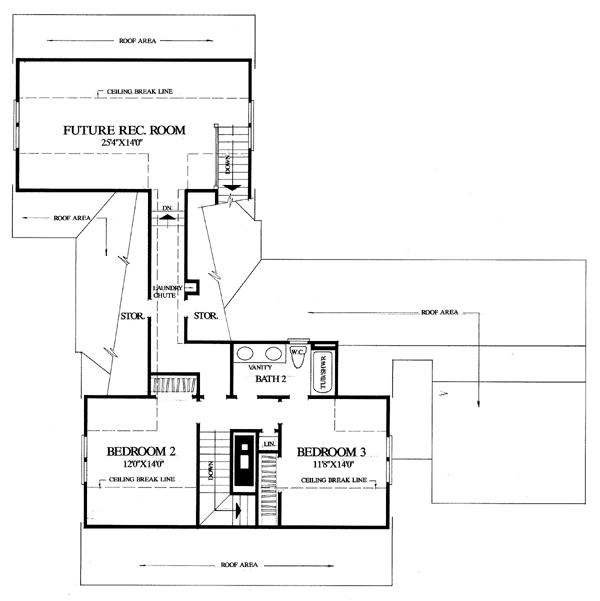 Cape Cod Traditional Level Two of Plan 86129