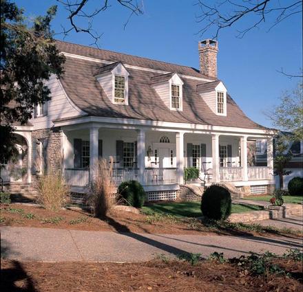 Colonial Cottage Country Farmhouse Plantation Traditional Elevation of Plan 86164