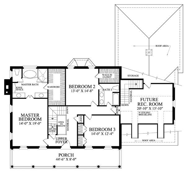 Colonial Southern Level Two of Plan 86180