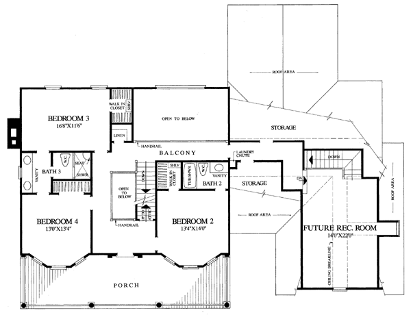 Colonial Southern Level Two of Plan 86182