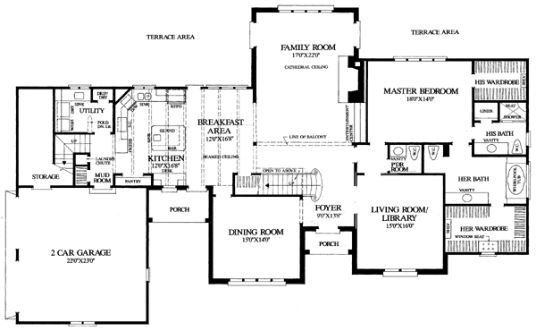 European Tudor Level One of Plan 86185