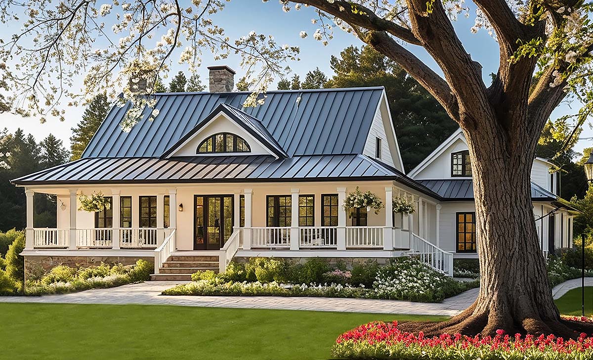 Farmhouse Style House Plans Floor Plans FHP