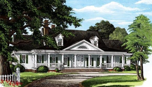 House Plan 86195 Elevation