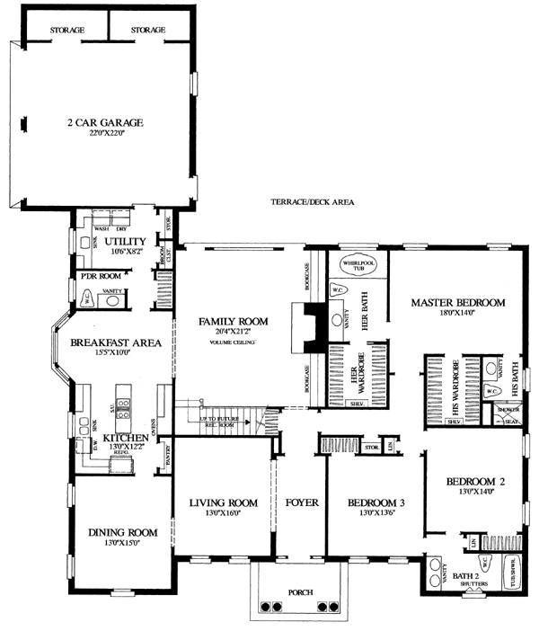 Traditional Level One of Plan 86205