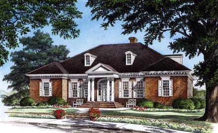 Traditional Elevation of Plan 86205