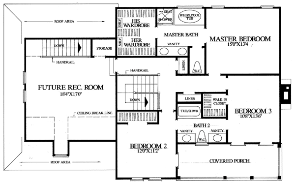 Southern Level Two of Plan 86208