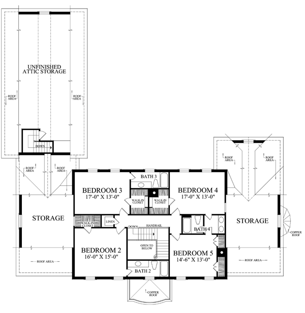 Plantation Southern Level Two of Plan 86209