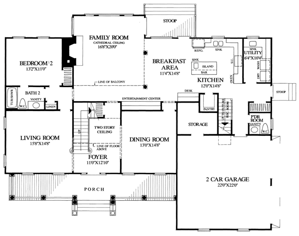 Traditional Level One of Plan 86210